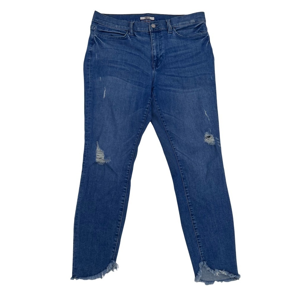 Tommy Hilfiger Distressed Rough Hem Jean Leggings Size 14 Women's